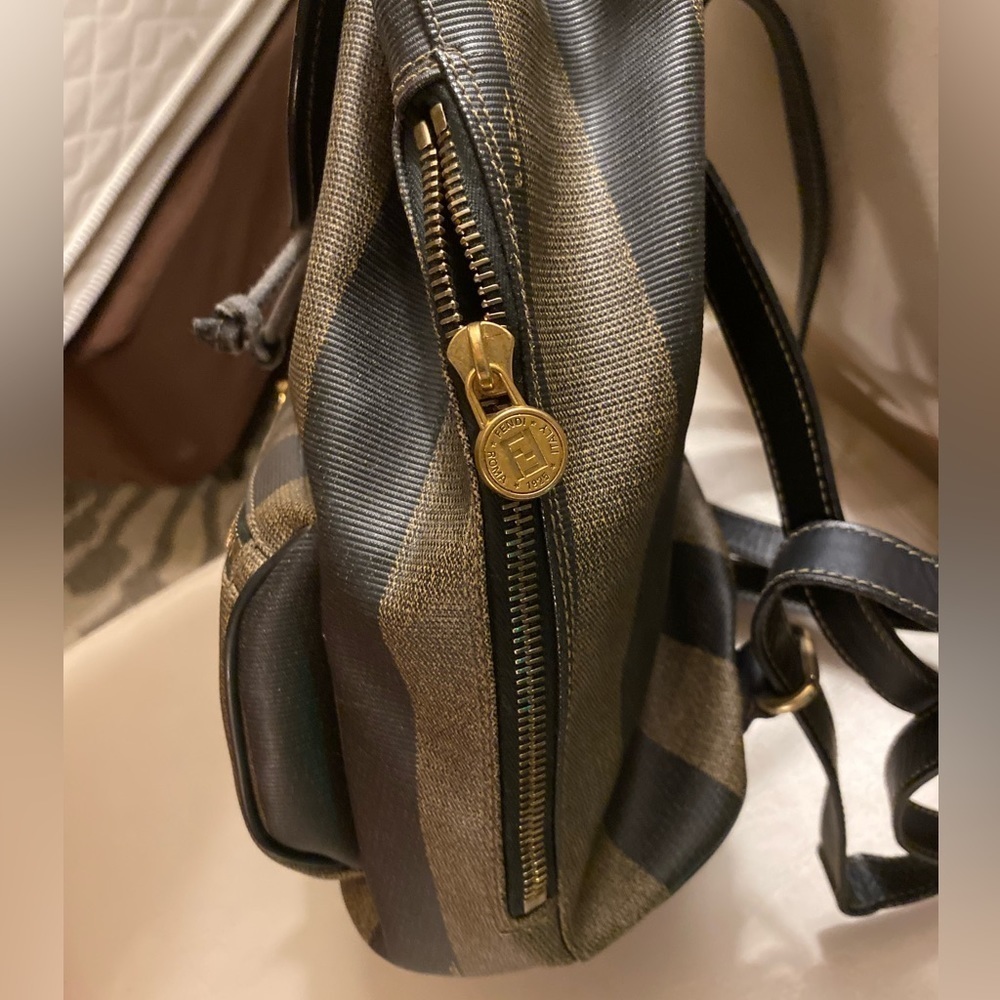 EUC FENDI PENQUIN CANVAS BACKPACK​​​​​​​ - Picture 7 of 15
